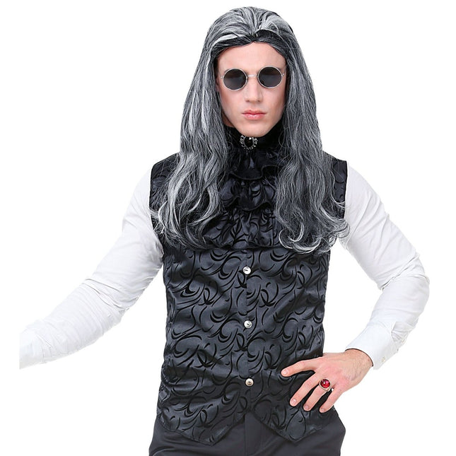 Halloween Vest Zwart Gotisch van Widmann koop je bij Partywinkel