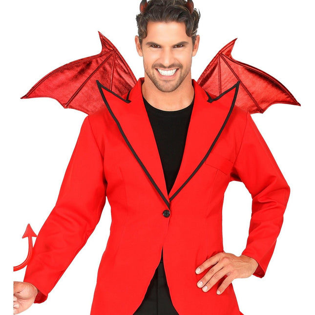 Halloween Vleugels Duivel 84cm van Widmann koop je bij Partywinkel