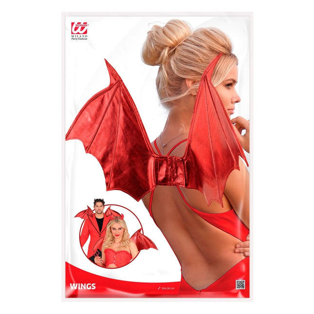 Halloween Vleugels Duivel 84cm van Widmann koop je bij Partywinkel