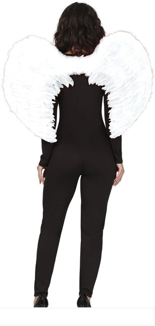 Vleugels Wit 80cm van Fiestas Guirca koop je bij Partywinkel