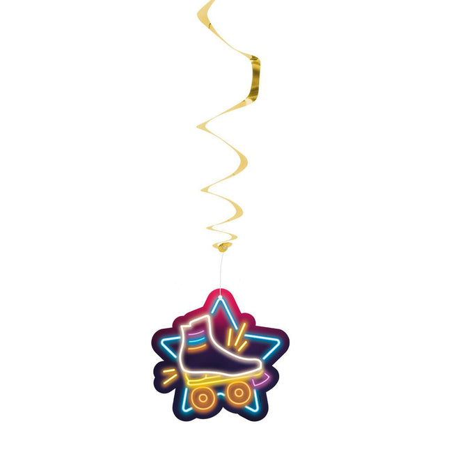 Hangdecoratie Disco Fever 85cm 2st van Boland koop je bij Partywinkel