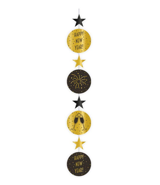 Hangdecoratie Happy New Year 120cm van Paper Dreams koop je bij Partywinkel