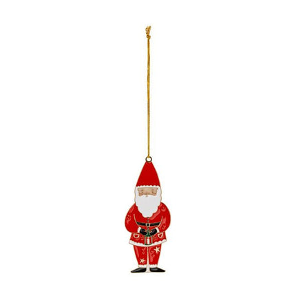 Hangdecoratie Kerstman 10cm van Partydeco koop je bij Partywinkel
