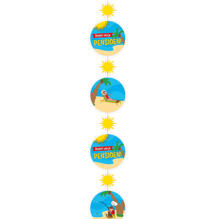 Hangdecoratie Pensioen 120cm van Paper Dreams koop je bij Partywinkel