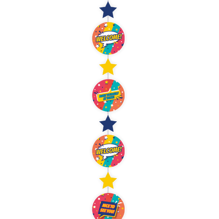 Hangdecoratie Welcome 120cm van Paper Dreams koop je bij Partywinkel