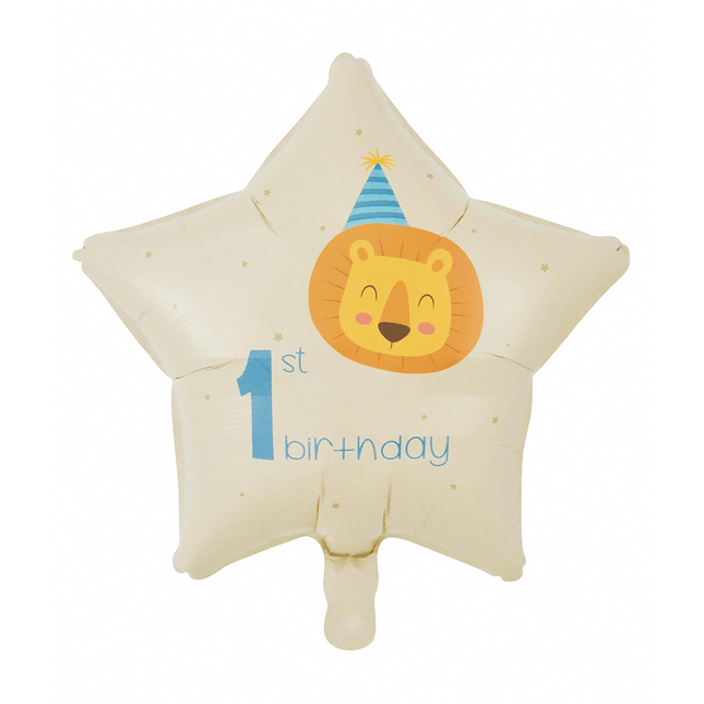 Happy 1St Birthday Helium Ballon Jongen Leeg 45cm van WeFiesta koop je bij Partywinkel