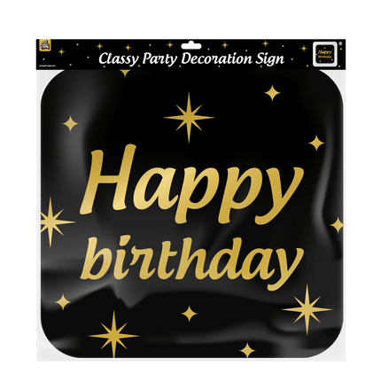 Happy Birthday Deurbord 50cm van Paper Dreams koop je bij Partywinkel