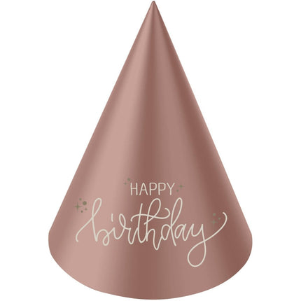 Happy Birthday Feesthoedjes 6st van Folat koop je bij Partywinkel