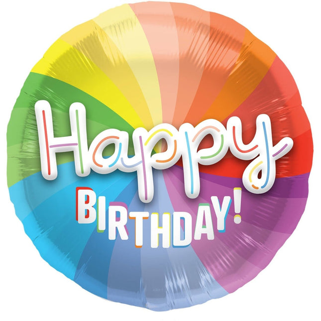 Happy Birthday Helium Ballon 3D 56cm van Folat koop je bij Partywinkel