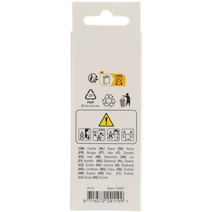 Happy Birthday Kaars 9 Jaar 7cm van Folat koop je bij Partywinkel