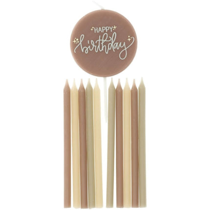 Happy Birthday Kaarsen van Folat koop je bij Partywinkel