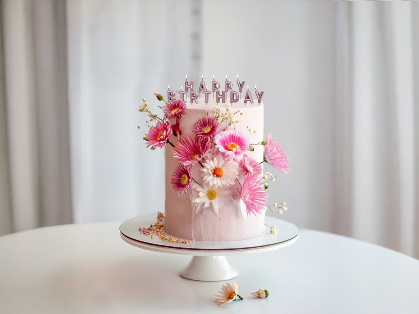 Happy Birthday Kaarsen Goud van Partydeco koop je bij Partywinkel