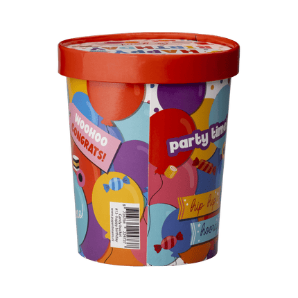 Happy Birthday Snoepbakje 12cm van Paper Dreams koop je bij Partywinkel