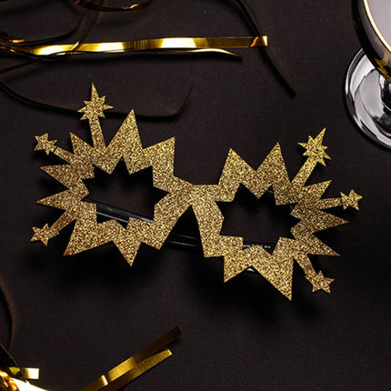 Happy New Year Bril Goud Vuurwerk van Folat koop je bij Partywinkel
