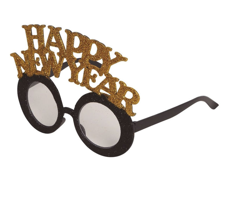 Happy New Year Bril Goud Zilver van Fiestas Guirca koop je bij Partywinkel