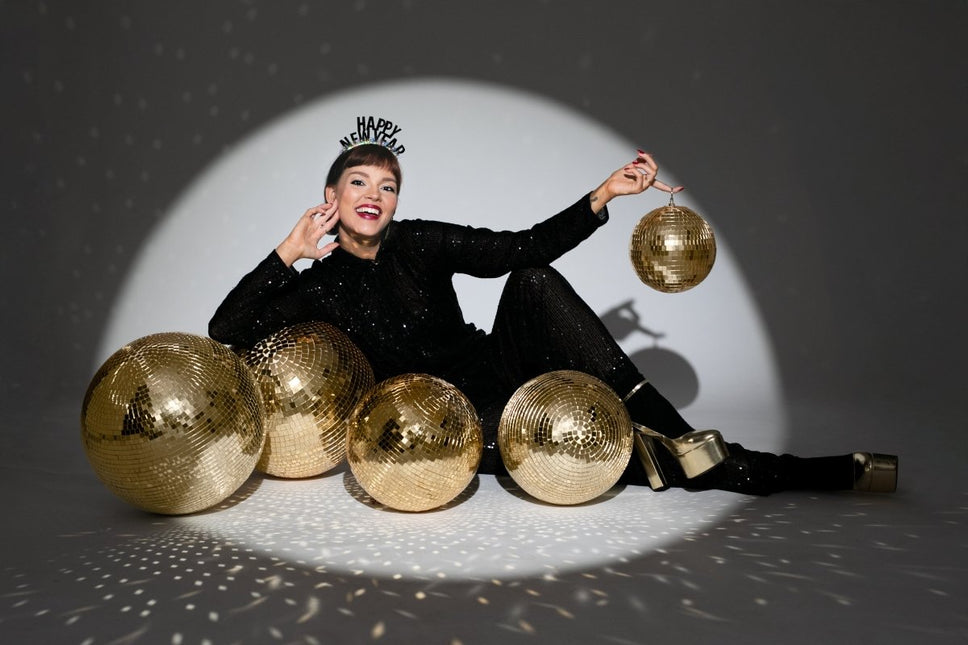 Happy New Year Haarband 15,5cm van Partydeco koop je bij Partywinkel