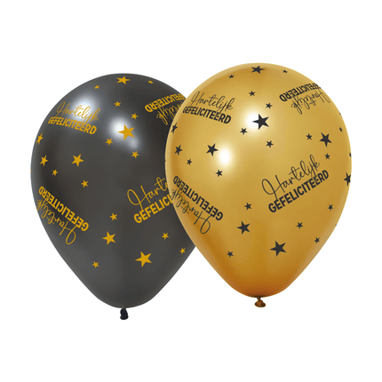 Hartelijk Gefeliciteerd Ballonnen 31cm 6st van WeFiesta koop je bij Partywinkel