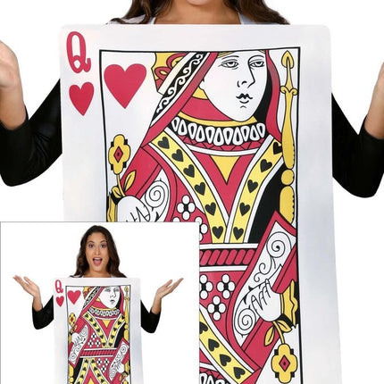 Harten Koningin Kaart Kostuum L van Fiestas Guirca koop je bij Partywinkel