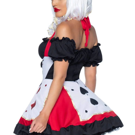 Hartenvrouw Jurk Zwart Rood Dames Leg Avenue van Leg Avenue koop je bij Partywinkel