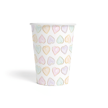 Hartjes Bekers 210ml 8st van WeFiesta koop je bij Partywinkel