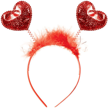 Hartjes Haarband Rood van Fiestas Guirca koop je bij Partywinkel