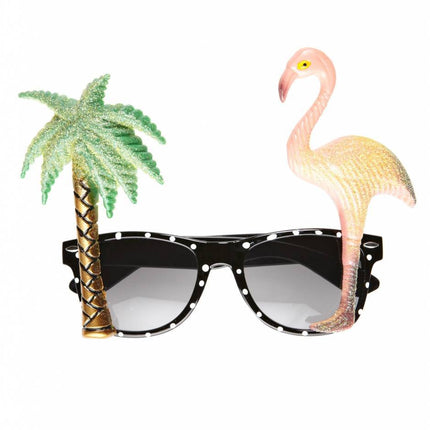 Hawaii Bril Flamingo van Smiffys koop je bij Partywinkel