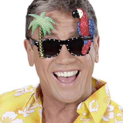 Hawaii Bril Gekleurd van Widmann koop je bij Partywinkel