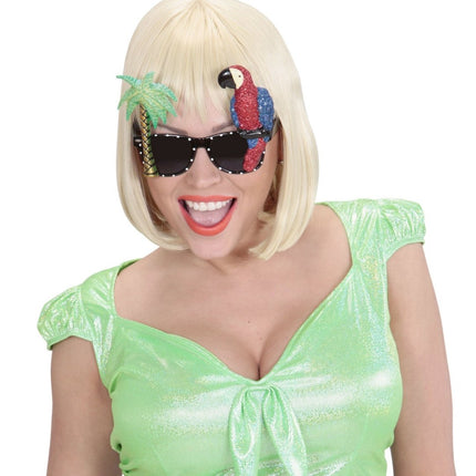 Hawaii Bril Gekleurd van Widmann koop je bij Partywinkel