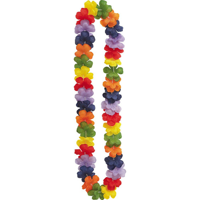 Hawaii Krans Regenboog van Unique koop je bij Partywinkel