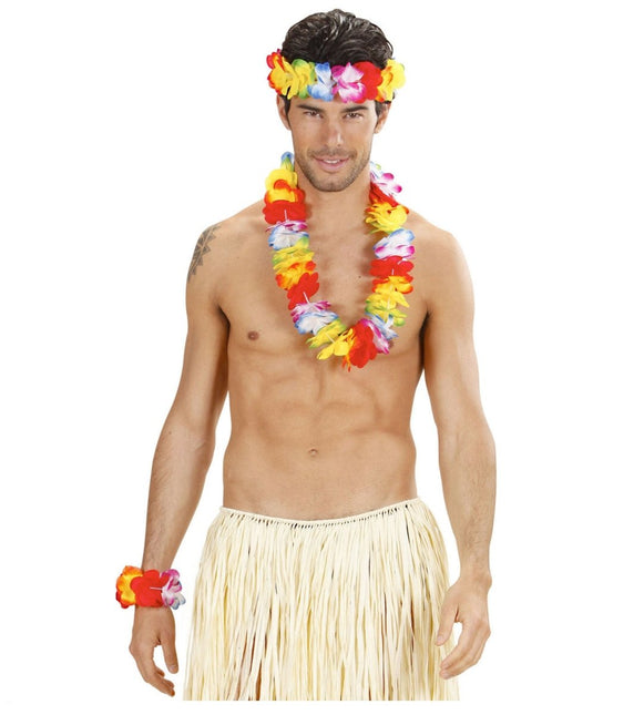 Hawaii Krans Set Luxe van Widmann koop je bij Partywinkel