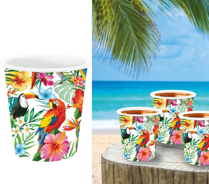 Hawaii Shotglaasjes Exotic 6cm 3st van Fiestas Guirca koop je bij Partywinkel
