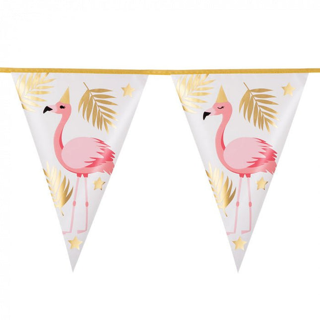 Hawaii Slinger Flamingo 4m van Boland koop je bij Partywinkel