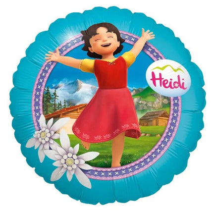 Heidi Helium Ballon Blauw Leeg 45cm van VDV Benefit koop je bij Partywinkel