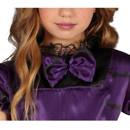 Heks Halloween Jurk Meisje Paars van Fiestas Guirca koop je bij Partywinkel