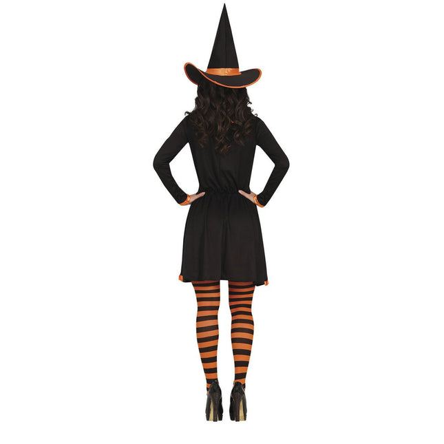 Heks Halloween Kostuum Dames Oranje van Fiestas Guirca koop je bij Partywinkel
