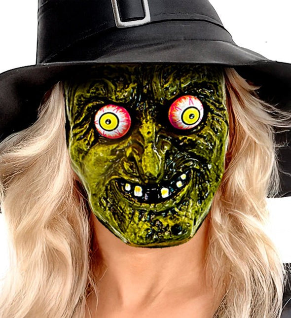 Heks Masker Bewegende Ogen van Widmann koop je bij Partywinkel