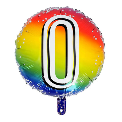 Helium Ballon 0 Jaar 45cm van Boland koop je bij Partywinkel