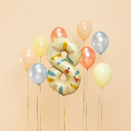 Helium Ballon 2 Jaar Hert Leeg 88cm van Partydeco koop je bij Partywinkel