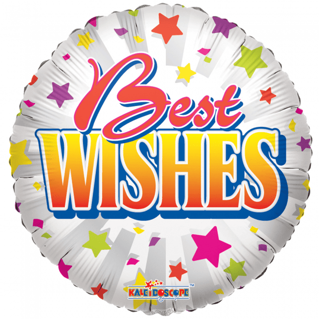 Helium Ballon Best Wishes 45cm leeg van WeFiesta koop je bij Partywinkel