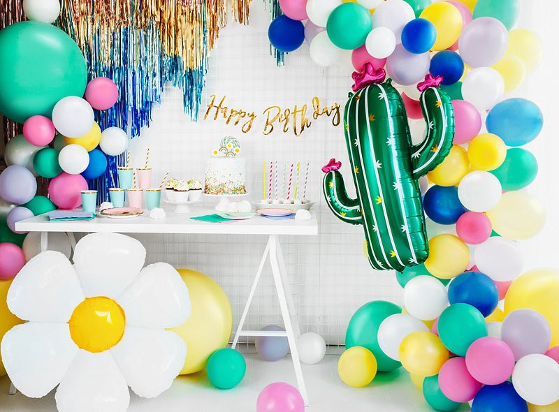 Helium Ballon Cactus Leeg 82cm van Partydeco koop je bij Partywinkel
