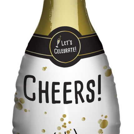 Helium Ballon Champagenefles Leeg 72cm van Folat koop je bij Partywinkel