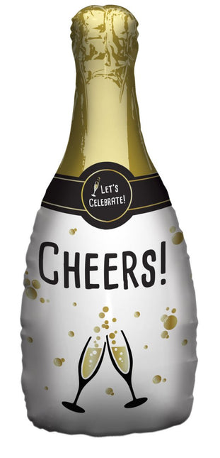 Helium Ballon Champagenefles Leeg 72cm van Folat koop je bij Partywinkel