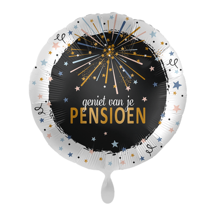 Helium Ballon Geniet van je Pensioen van Premioloon koop je bij Partywinkel