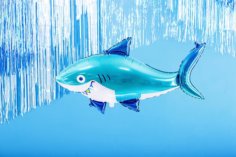 Helium Ballon Haai Leeg 1,02m van Partydeco koop je bij Partywinkel