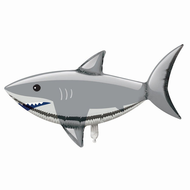 Helium Ballon Haai Leeg 94cm van Creative Converting koop je bij Partywinkel