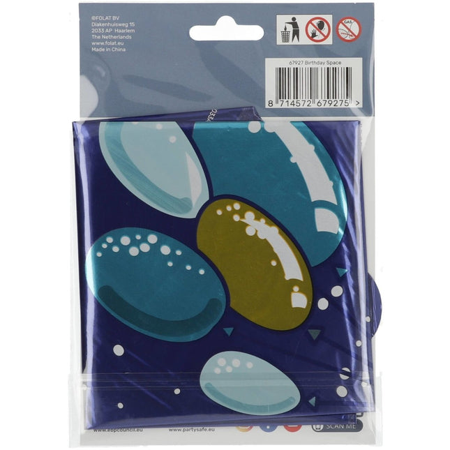 Helium Ballon Happy Birthday Ruimte Leeg 45cm van Folat koop je bij Partywinkel