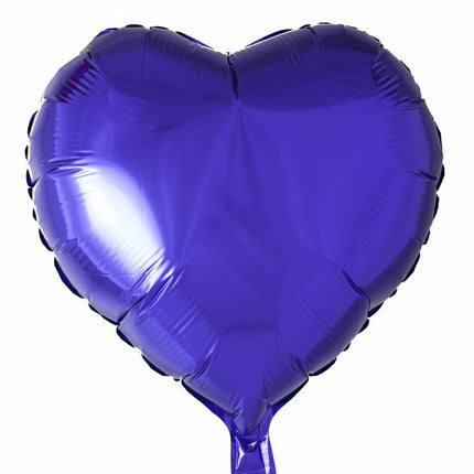 Helium Ballon Hart Paars 46cm leeg van WeFiesta koop je bij Partywinkel