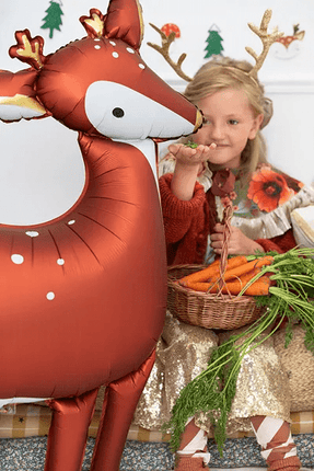 Helium Ballon Hert Leeg 1,05m van Partydeco koop je bij Partywinkel