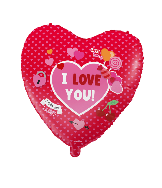 Helium Ballon I love you 46cm van Paper Dreams koop je bij Partywinkel