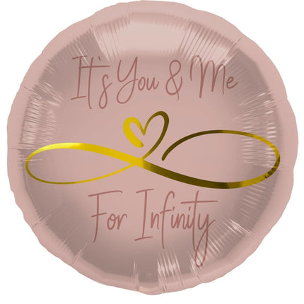 Helium Ballon Infinity Love Leeg 45cm van Folat koop je bij Partywinkel